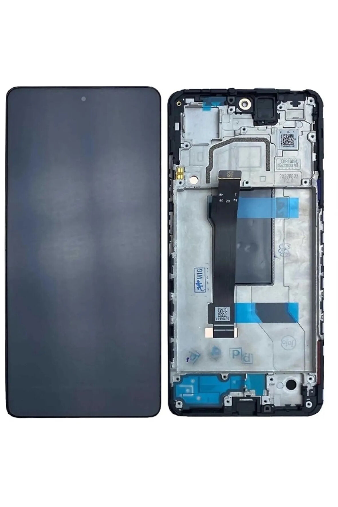 Redmi Note 12 4G Ekran Dokunmatik Çıtalı SRV (Siyah)