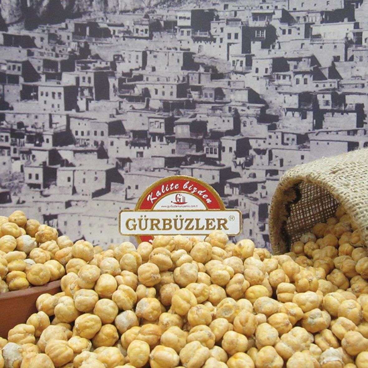 Gürbüzler Çifte Kavrulmuş Sarı Leblebi 1 kg