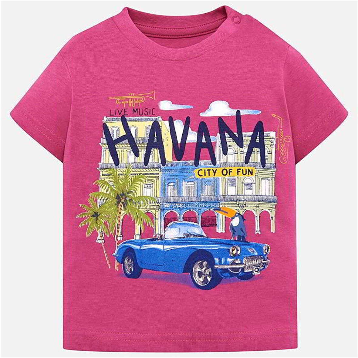 Yazlık Erkek Bebek Kısa Kol T-shirt