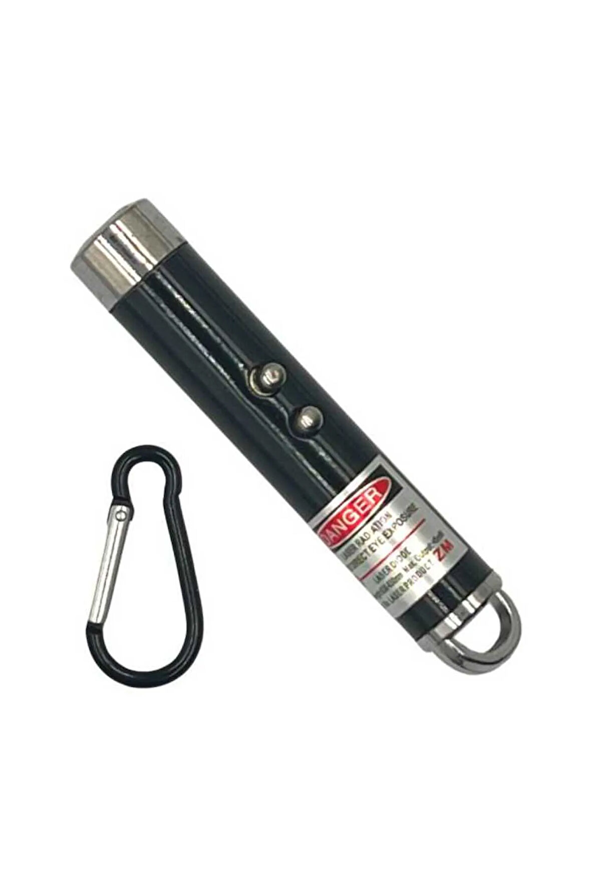 Fener Lazer Gece Işığı Anahtar Zinciri Pilli Siyah (PD-4872)