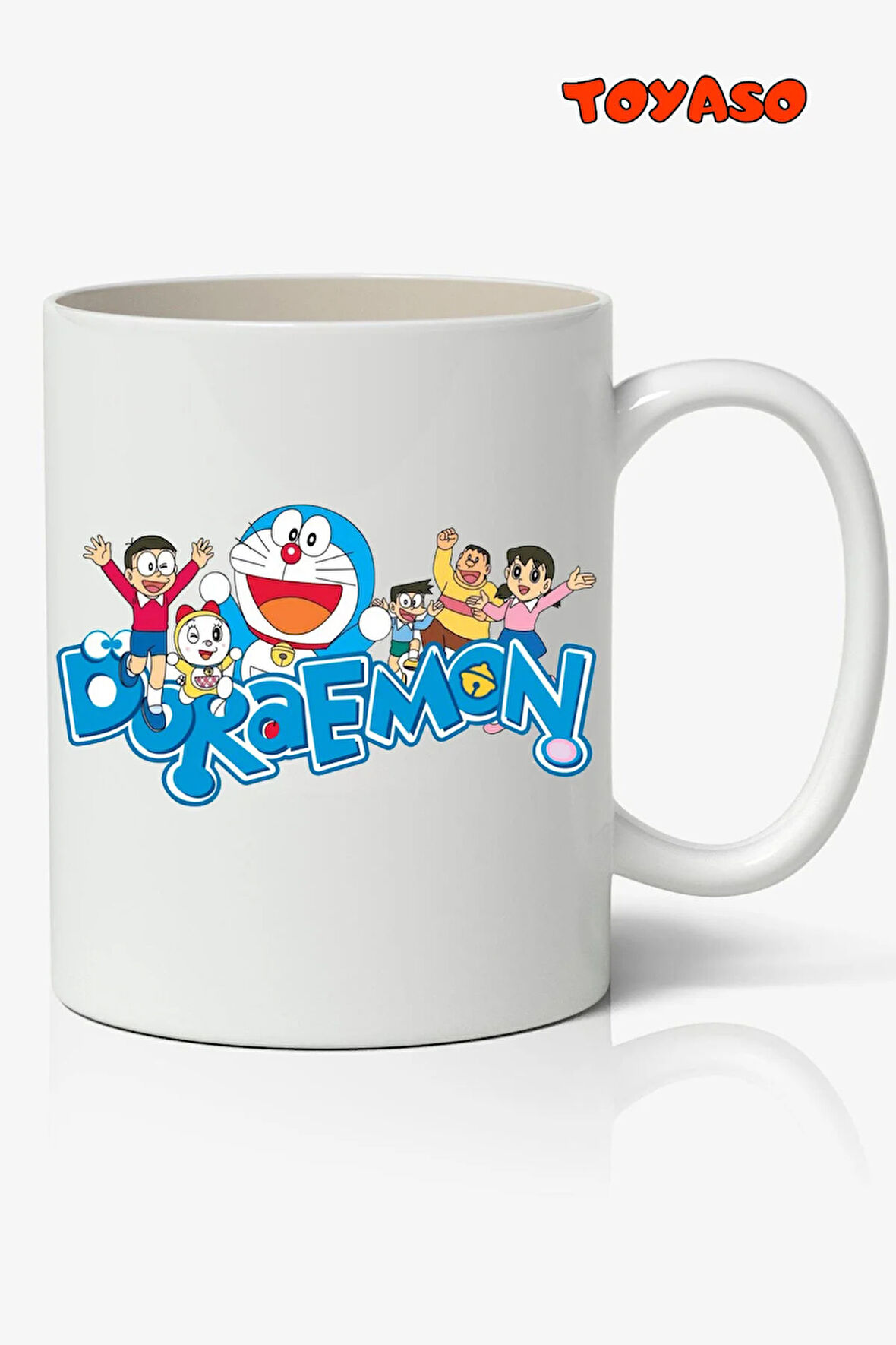 Doraemon - All Your Dream Anime Temalı Beyaz Kupa Bardak Sevgiliye Arkadaşa Hediye