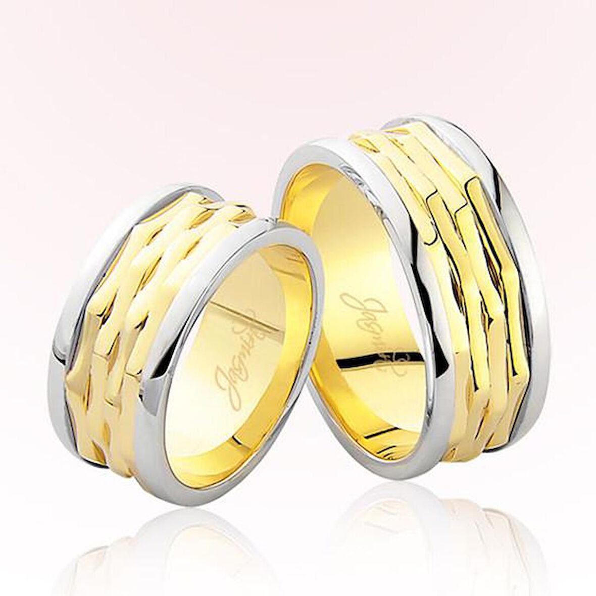 İki Renk Altın Alyans 2905