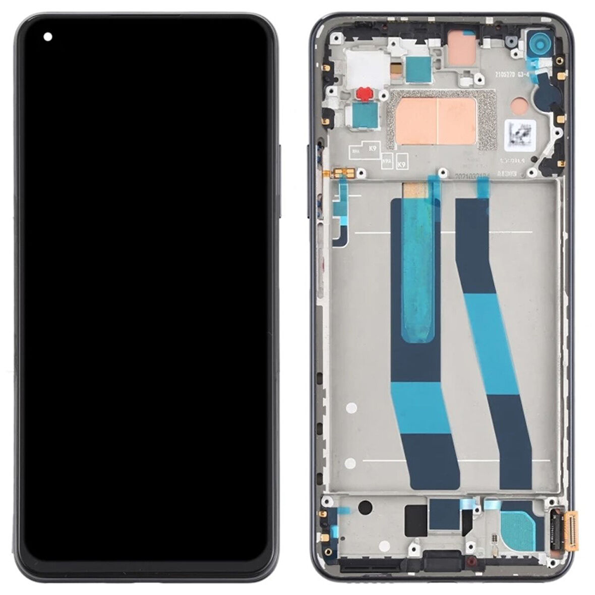 Mi 11 Lite 5G Ekran Dokunmatik SRV Çıtalı (Siyah)