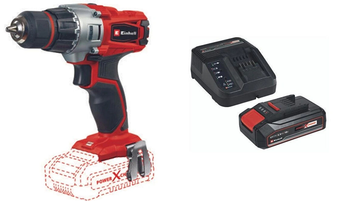 Einhell TE-CD 18/2 li 1X2.5AH Akülü Matkap Vidalama 