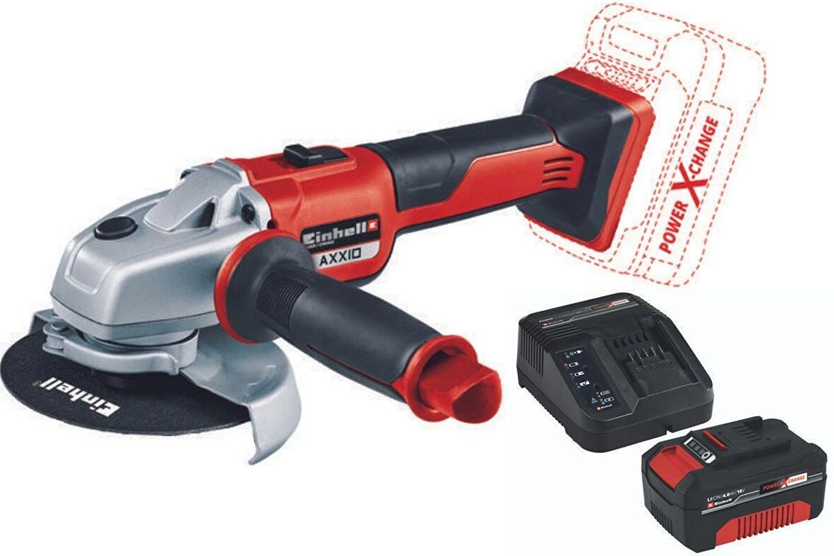 Einhell Axxio 18/125m 1x4.0ah Kömürsüz Akülü Avuç Taşlama