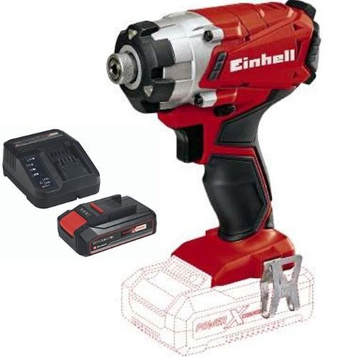 Einhell TE-CI 18/1 LI 2.5 Ah Tek Akülü Darbeli Vidalama Makinesi