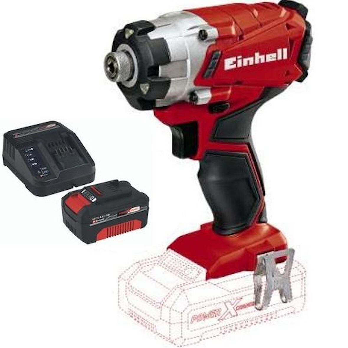 Einhell TE-CI 18/1 LI 4 Ah Tek Akülü Darbeli Vidalama Makinesi