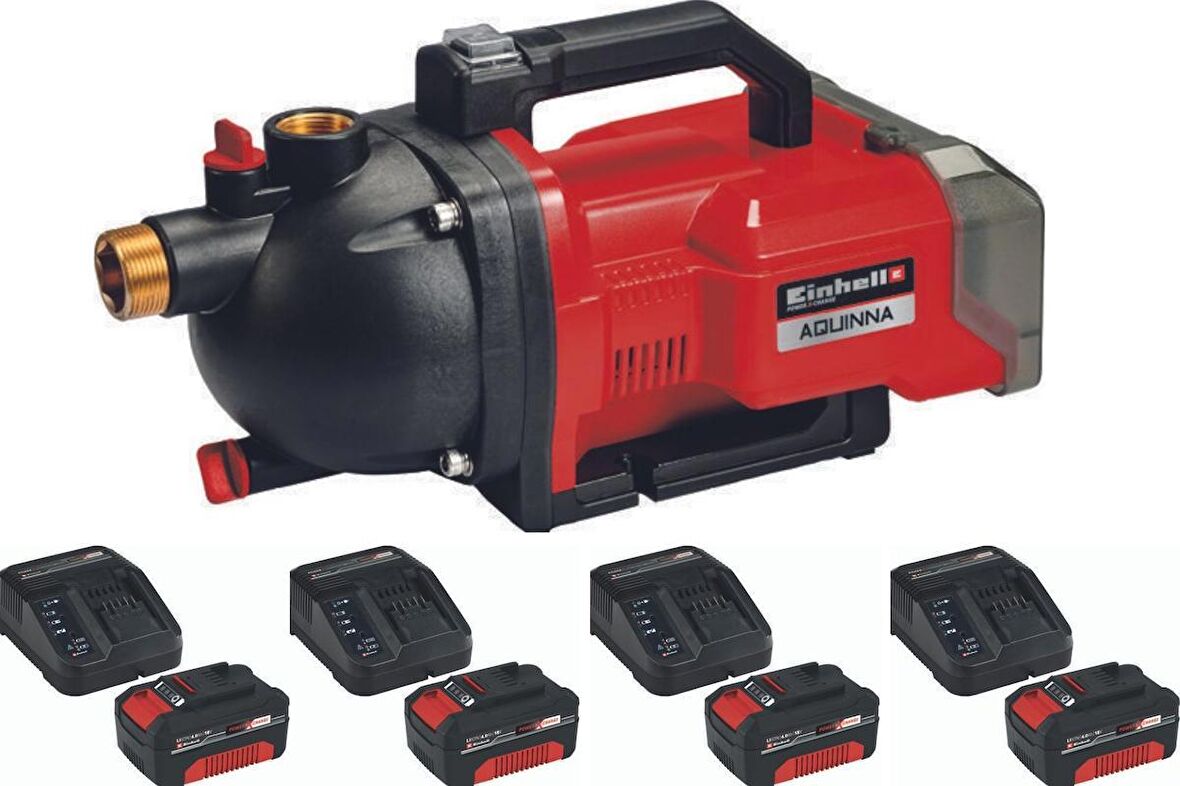 Einhell Aquinna 4x4.0ah Akülü Su Pompası
