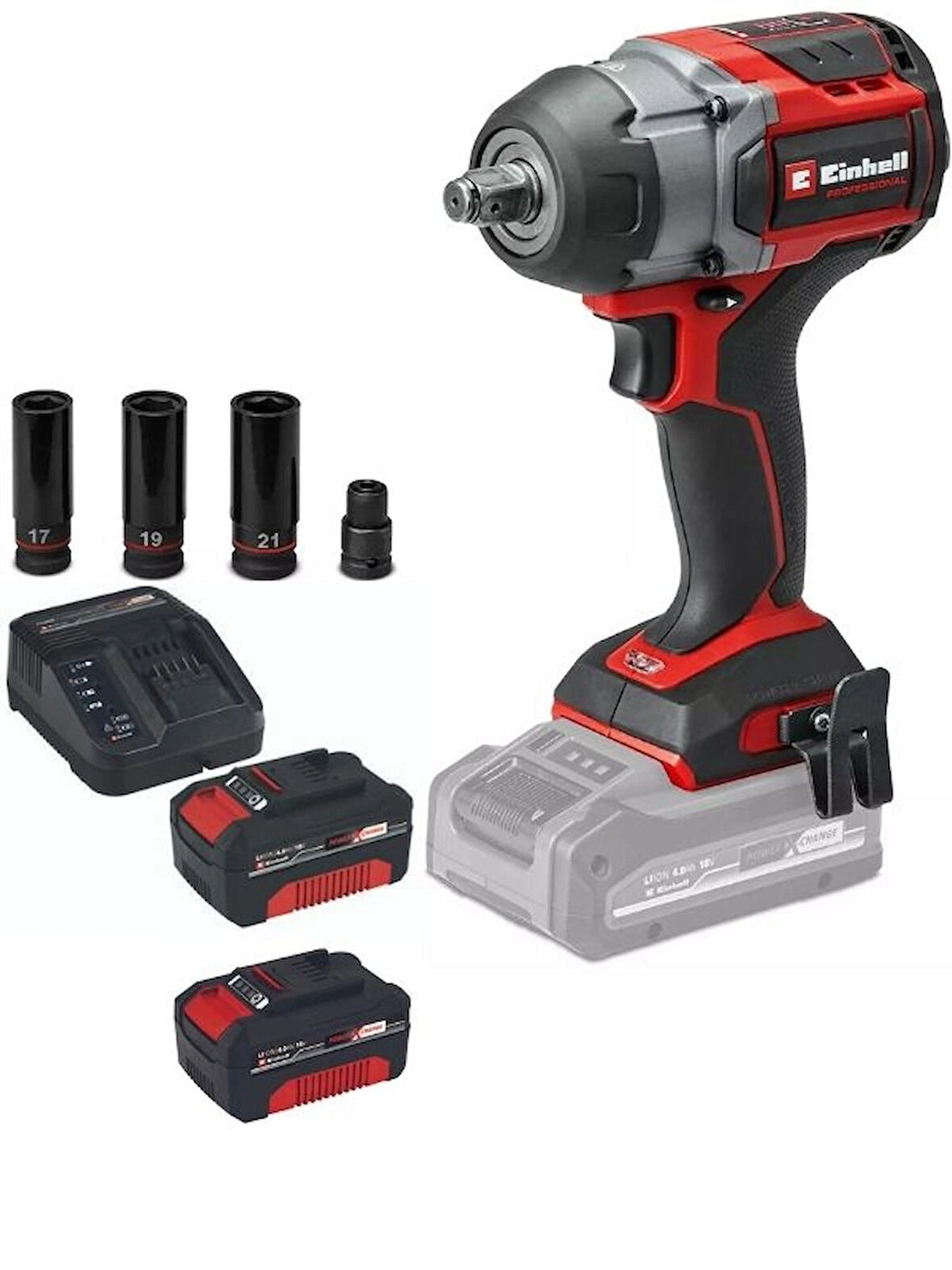 Einhell PROFESSIONAL  TP-CW 18/750-C Li BL 2x4.0ah Akülü Darbeli Somun Sıkma