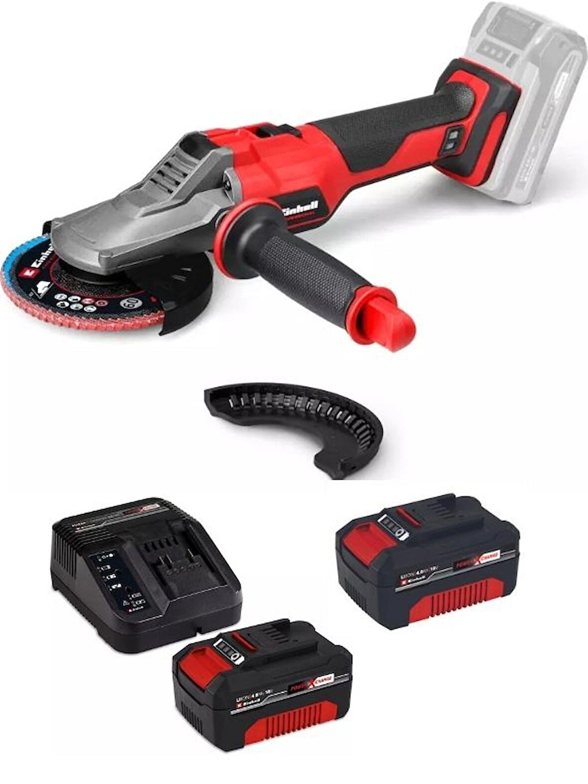 Einhell TP-AG 18/125 F Li BL 2x4.0ah PROFESYONEL Kömürsüz Akülü Açılı Taşlama Makinesi 