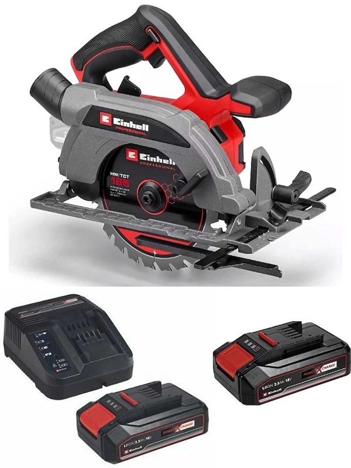 Einhell TP-CS 18/165 Li BL 2x2.5ah PROFESYONEL Akülü Kömürsüz Daire Testere