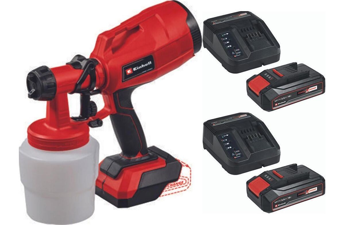 Einhell TC-SY 18/60 Li 2x2.5ah Akülü Sprey Boya Tabancası