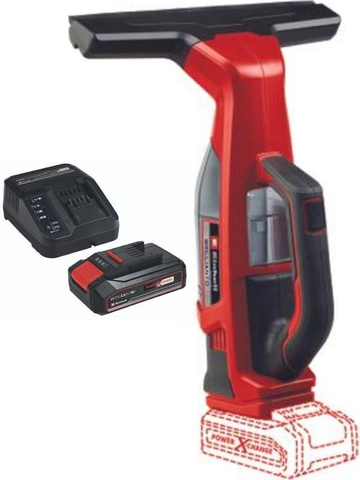 Einhell BRILLIANTO 1x2.5ah Akülü Cam Silici