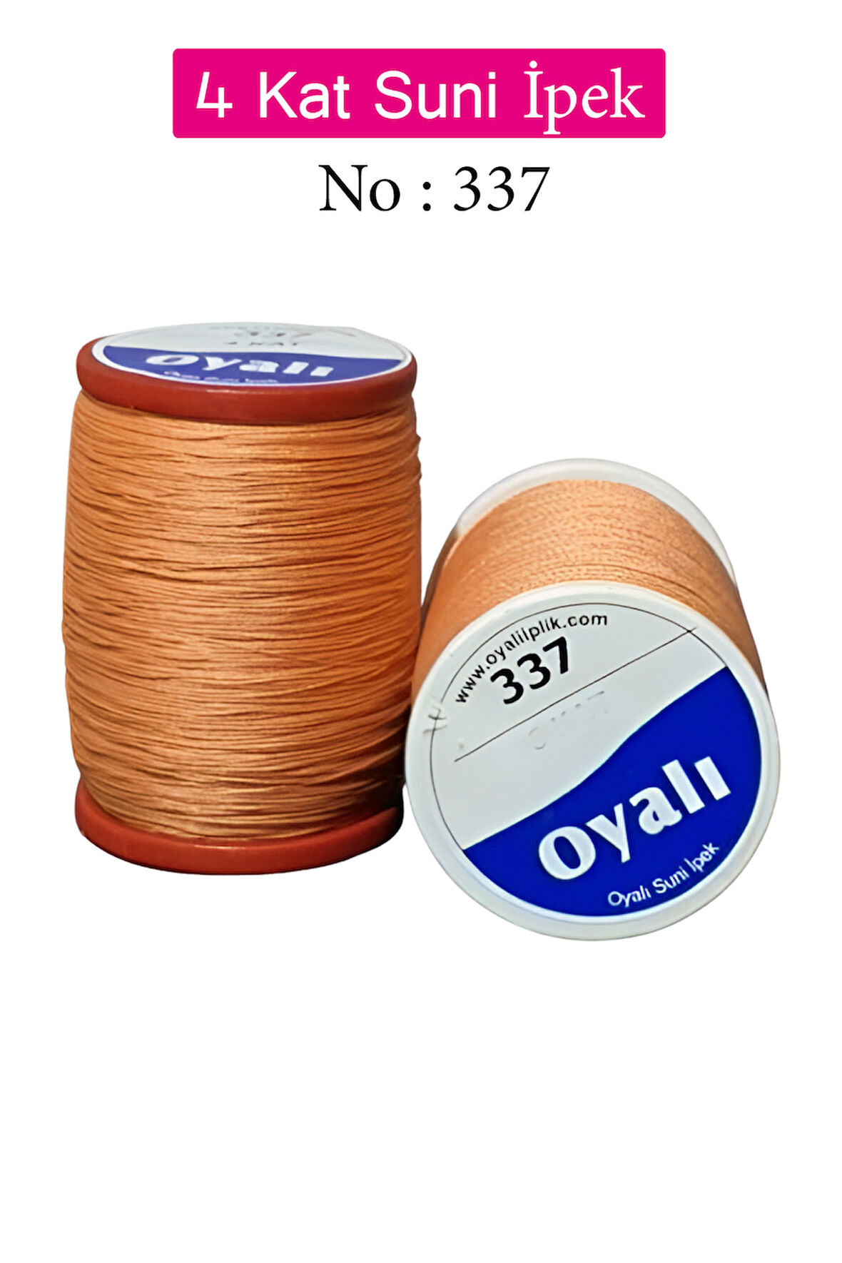 Oyalı 4 Kat Suni İpek İplik İğne Oyası Boncuk İpi Tığ Oyası No:337