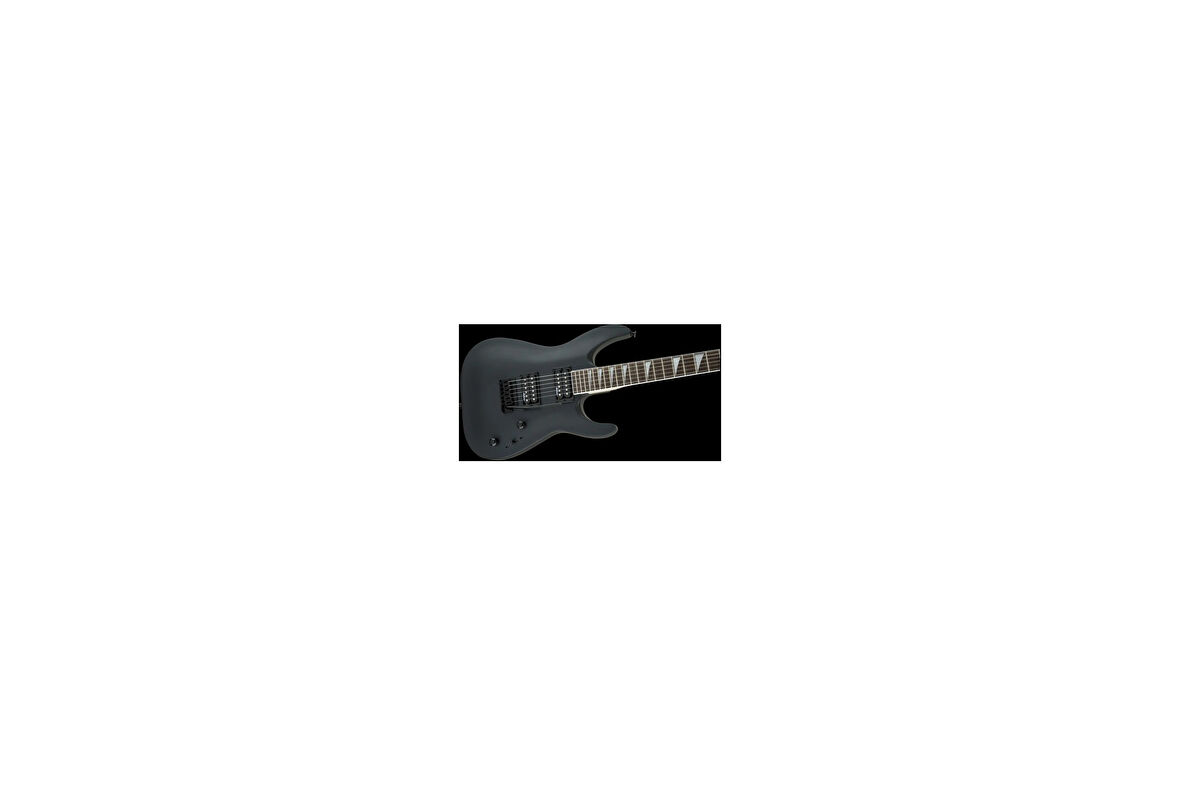 JACKSON JS22 DİNKY ARCH TOP 2-POİNT TREMOLO AMARANTH KLAVYE SATİN BLACK ELEKTRO GİTAR