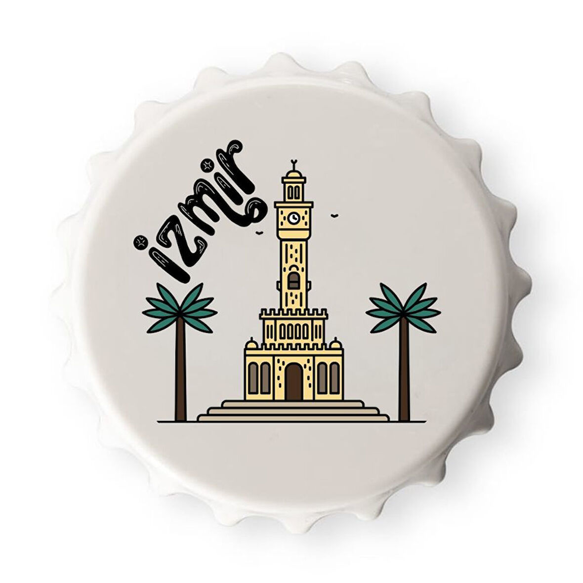 İzmir Tasarımlı Açacak Magnet (1 Adet)