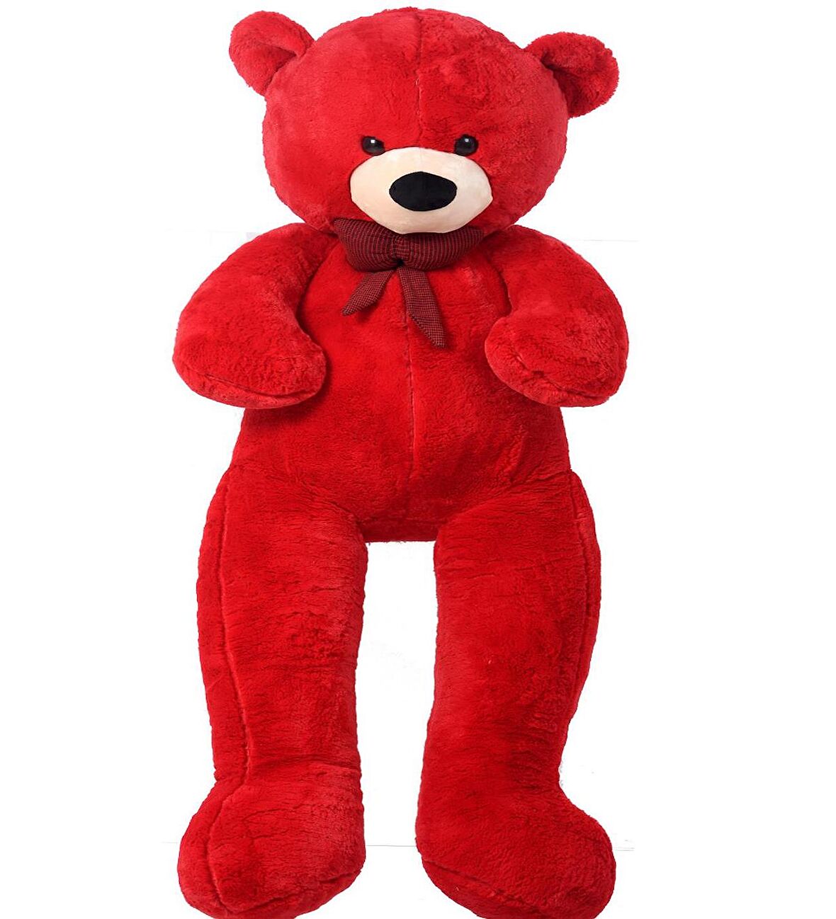 Peluş 120 cm Papyonlu Sevimli  Ayı - Sevgiliye Özel Hediye