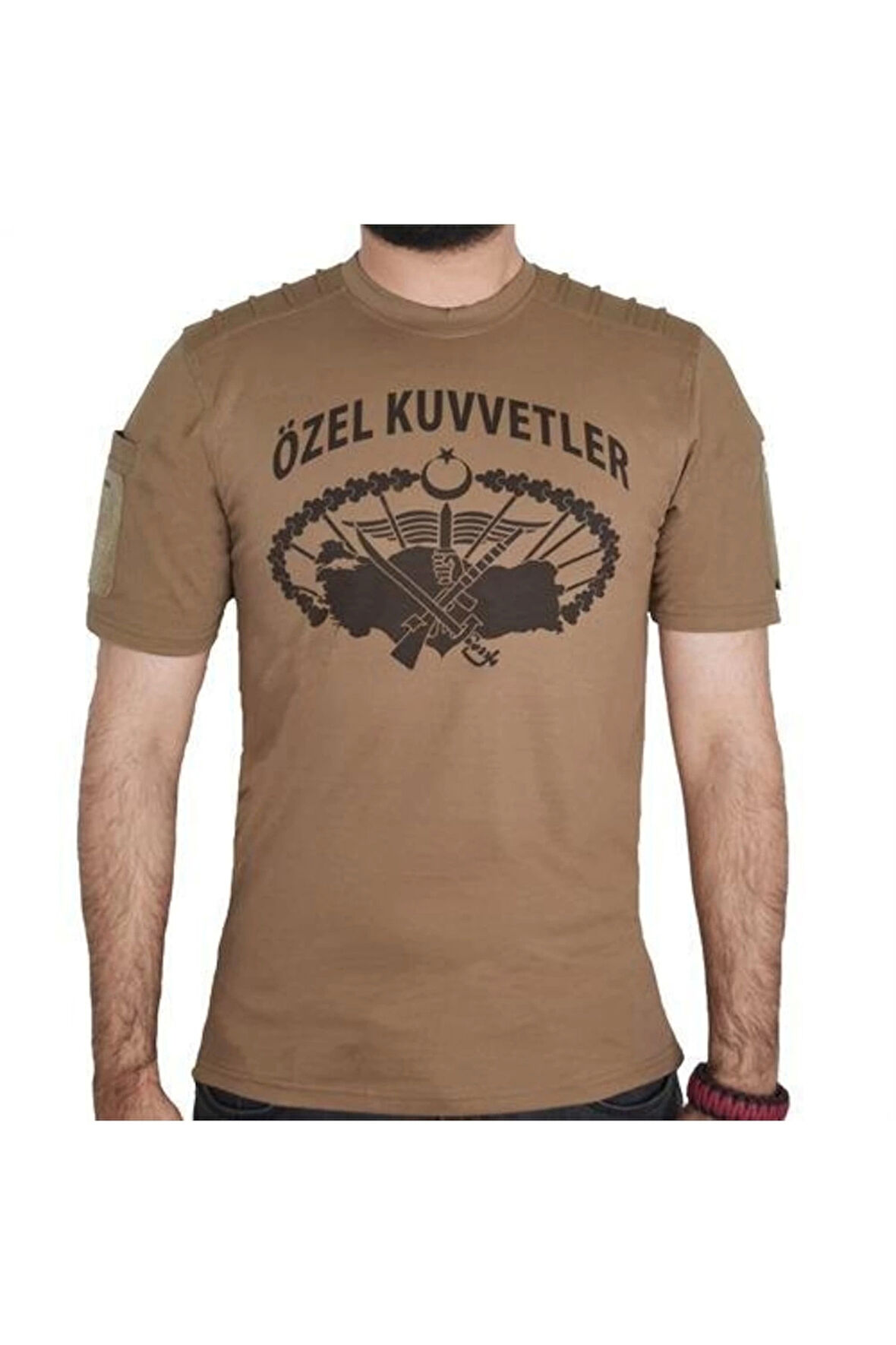Özel Kuvvetler Yazılı Kısa Kollu Baskılı Taktik Tişört Nano