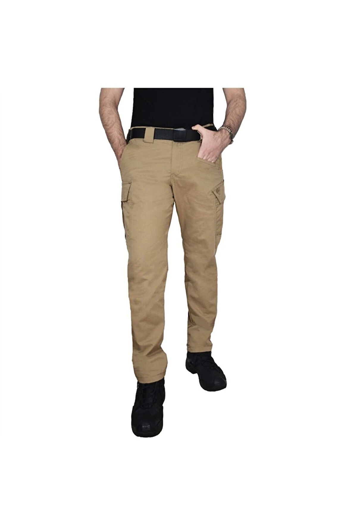 7 Cepli Taktik Pantolon Bej Rengi