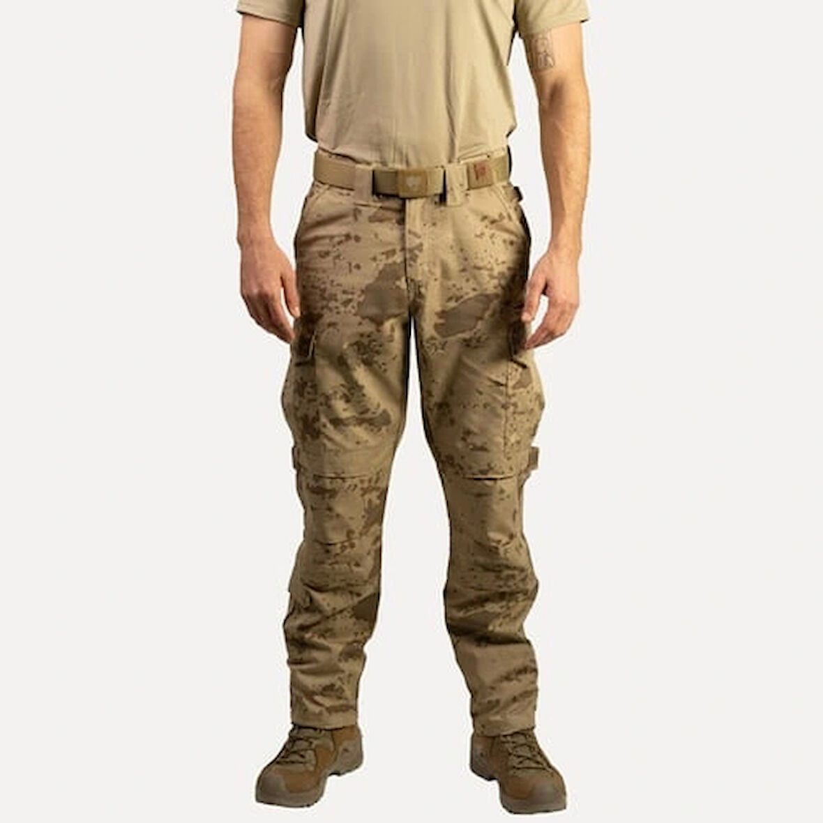 Bamsı Jandarma Kamuflaj Desenli Taktik Pantolon, 8 Cepli Kamuflaj Pantolon