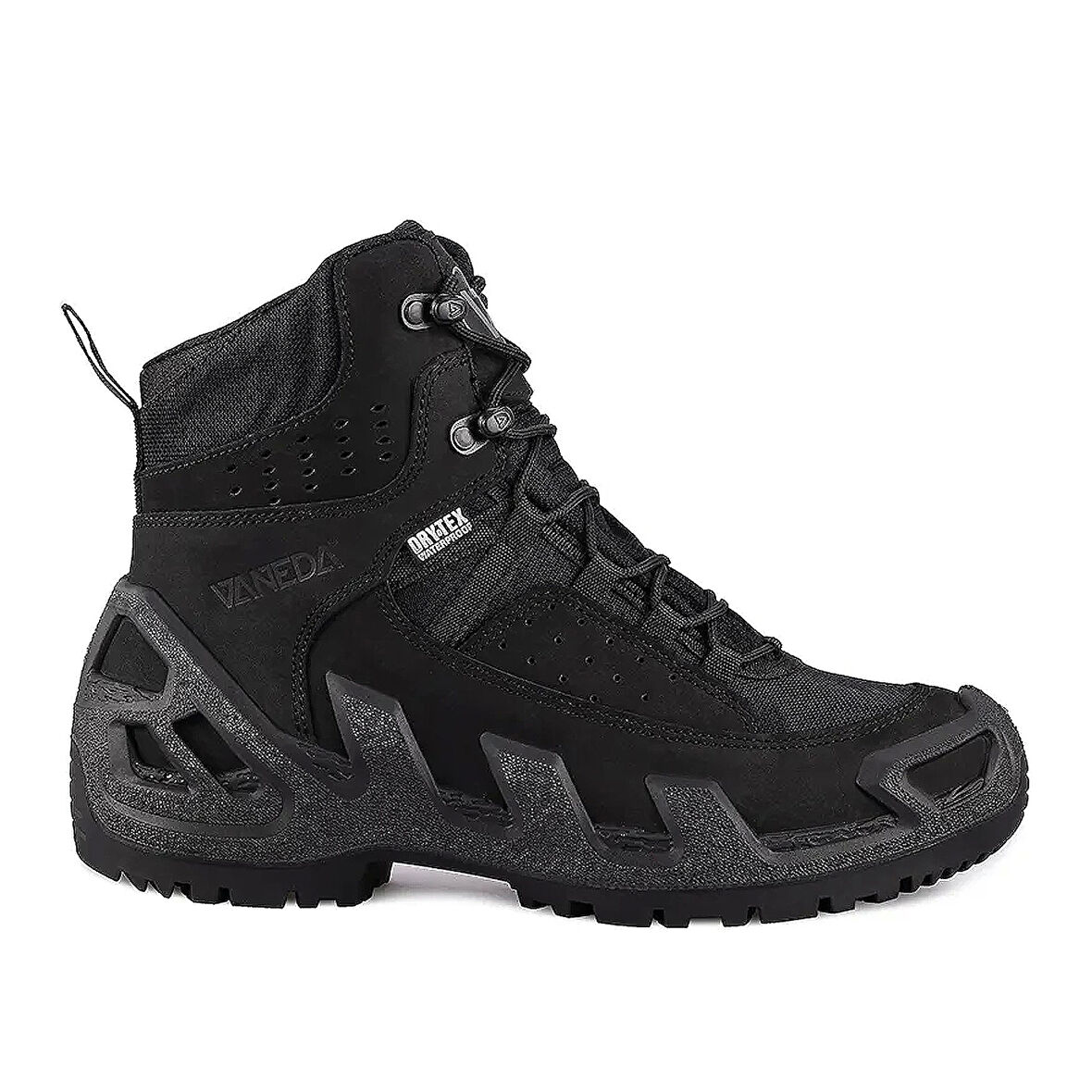 1192 Pro Mid On Duty Dry-Tex Su Geçirmez Siyah Nubuk Bot