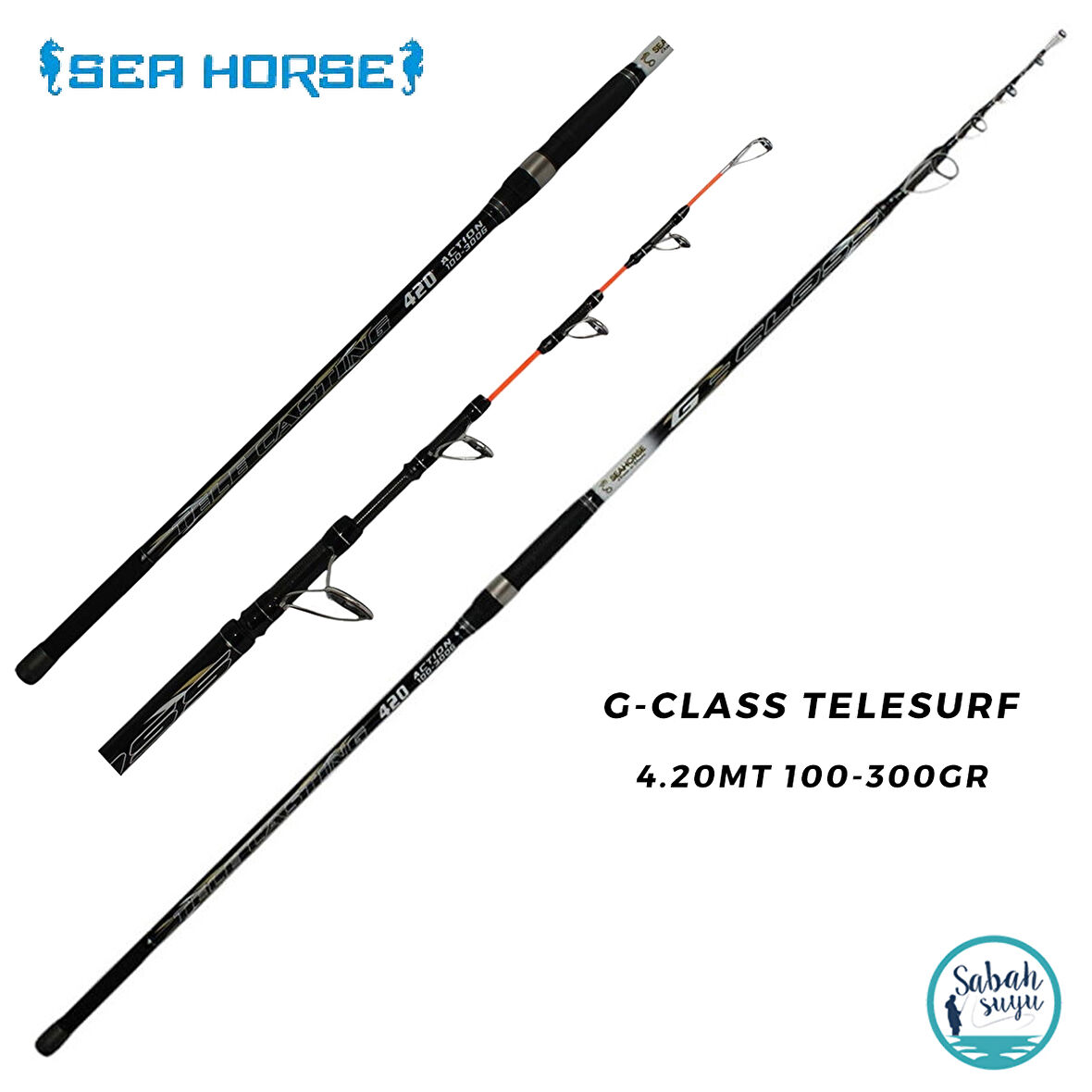 Sea Horse G-Class 4.20mt 100-300gr Teleskopik Surf Kamış