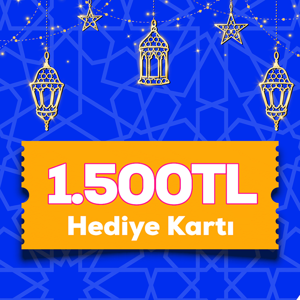 Pazarama Hediye Çeki 1500 TL