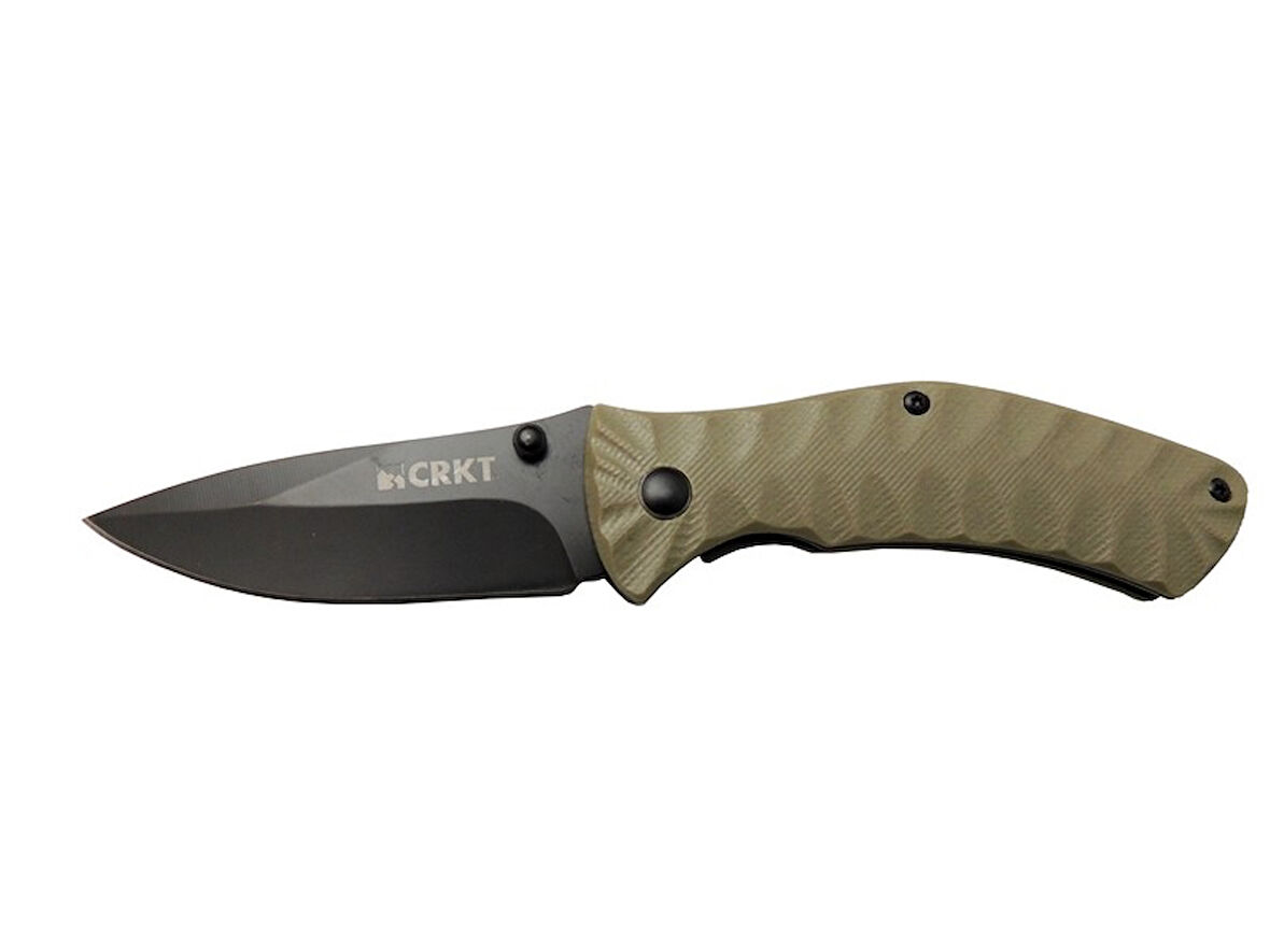 Crkt İncendor 2078 Gri Kamp Çakı 17,5cm - Manuel, Plastik Sap