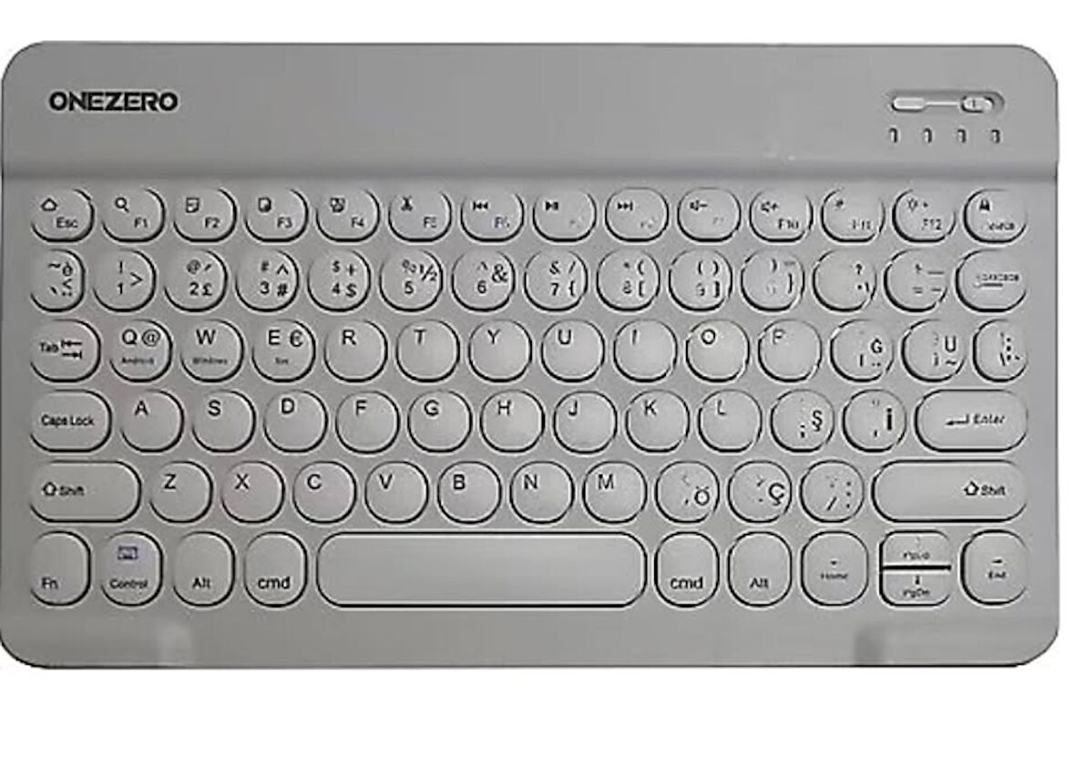 ZR455 Beyaz Bluethooth Klavye