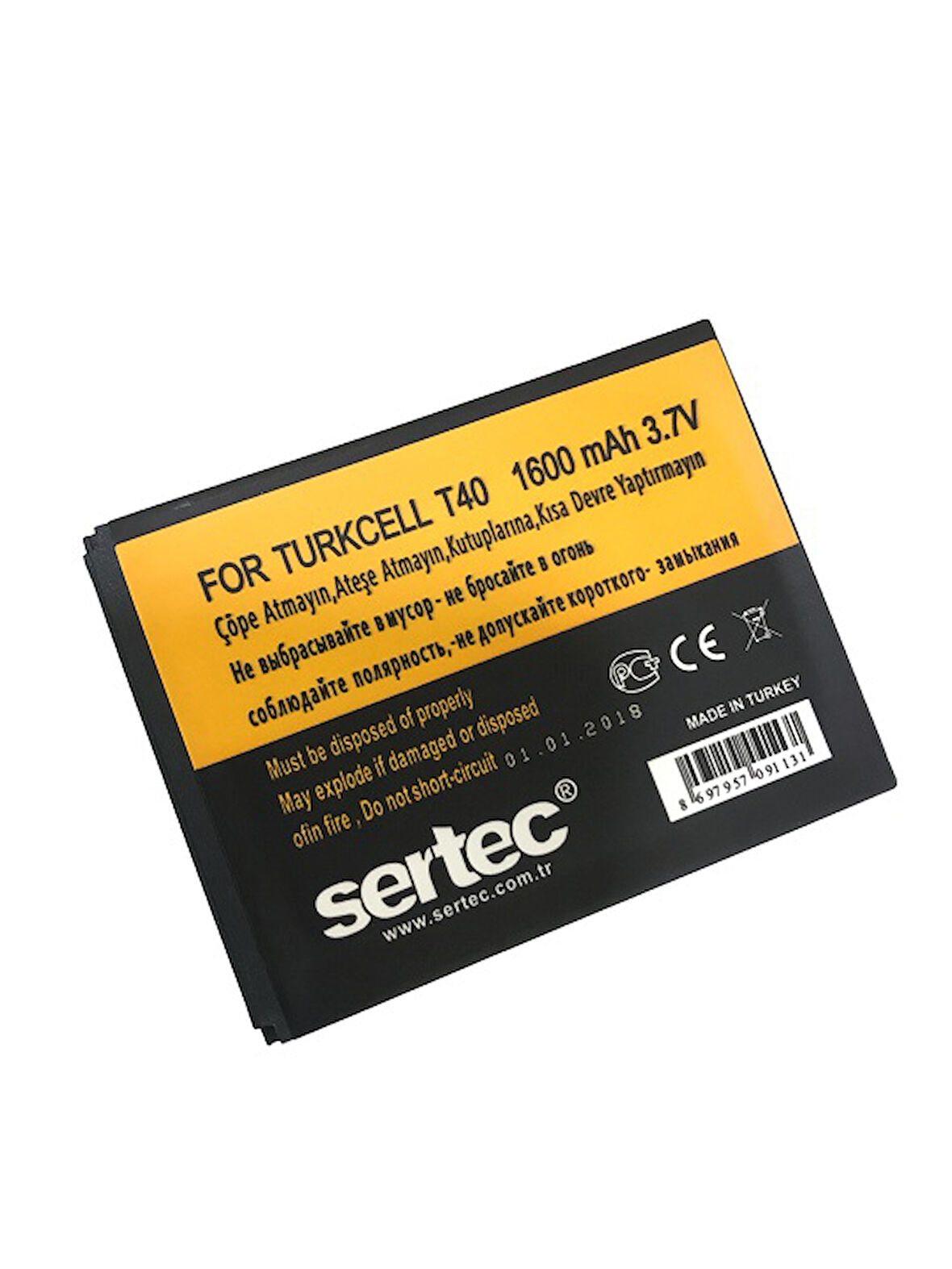 Turkcell T-40 Uyumlu Batarya