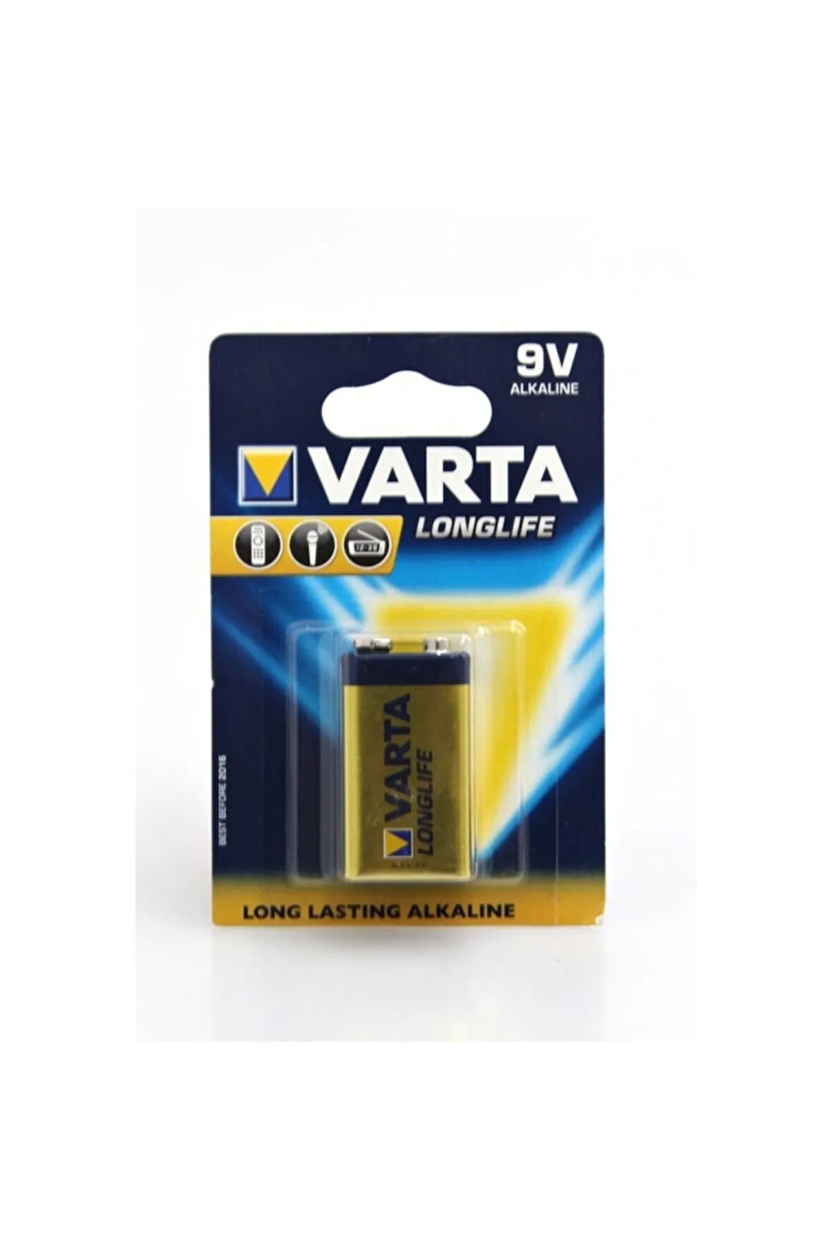 Long Life Alkaline Pil 9v