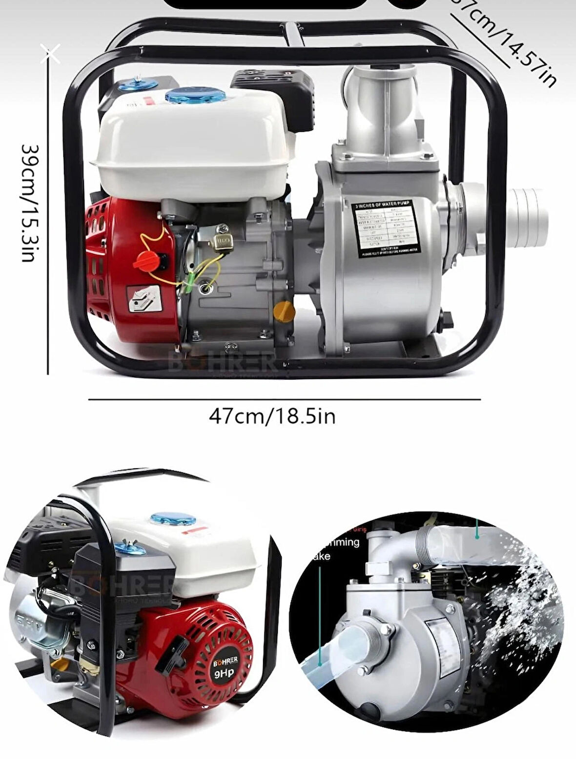 SU MOTORU BENZİNLİ 