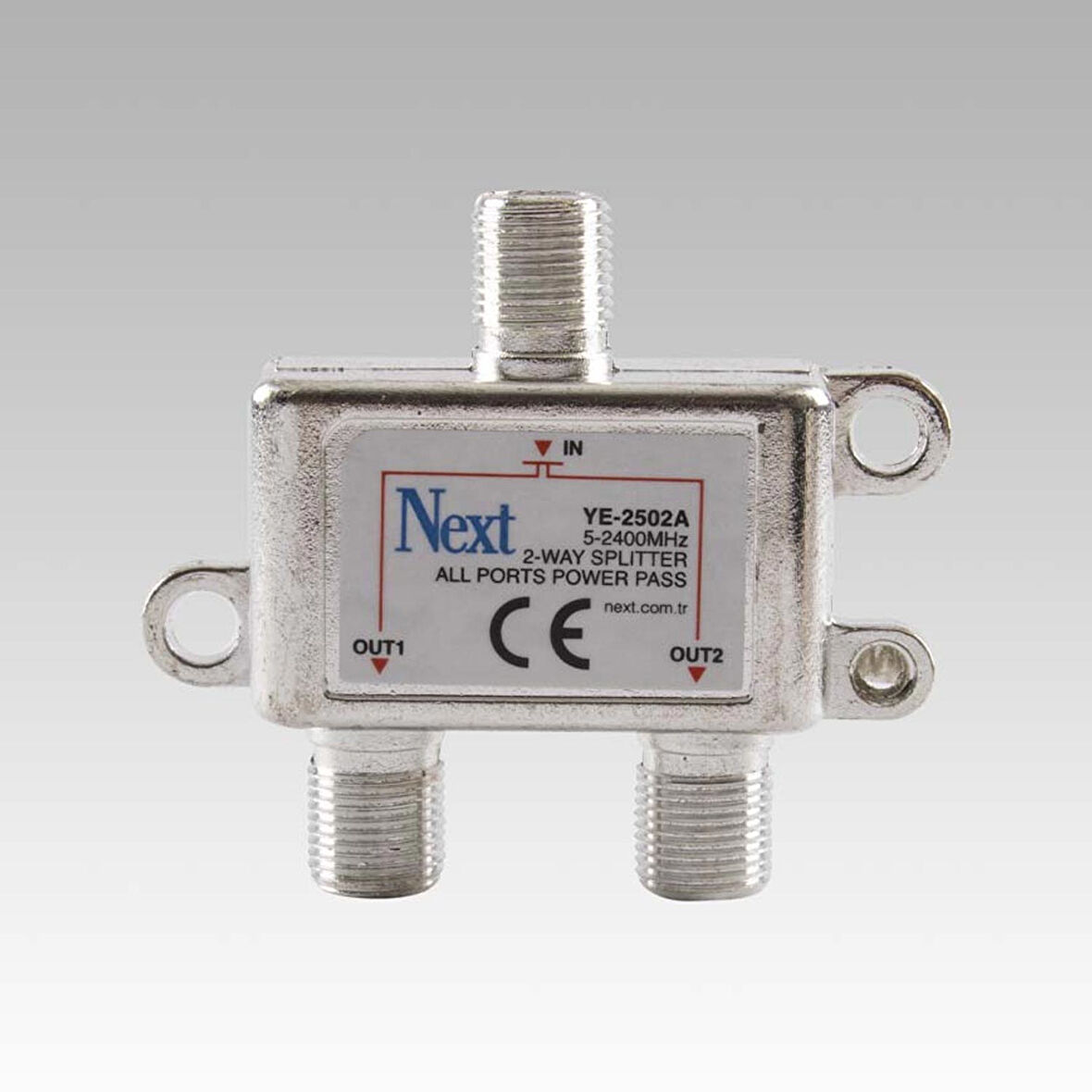 NEXT YE-2502A Splitter 1/2 5-2400 Mhz
