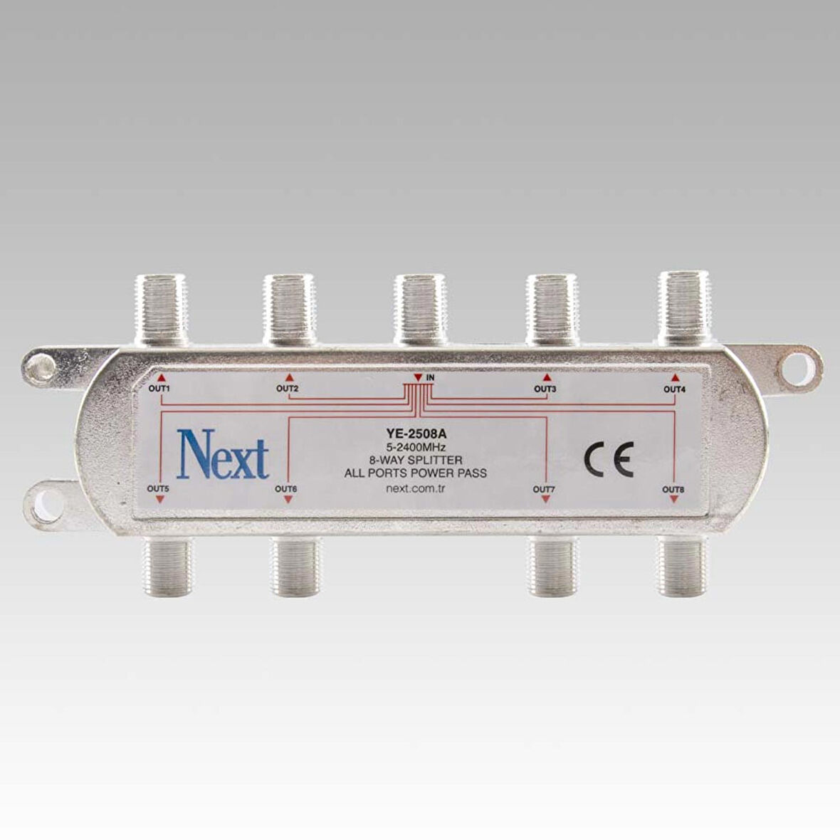 NEXT YE-2508A Splitter 1/8 5-2400 Mhz