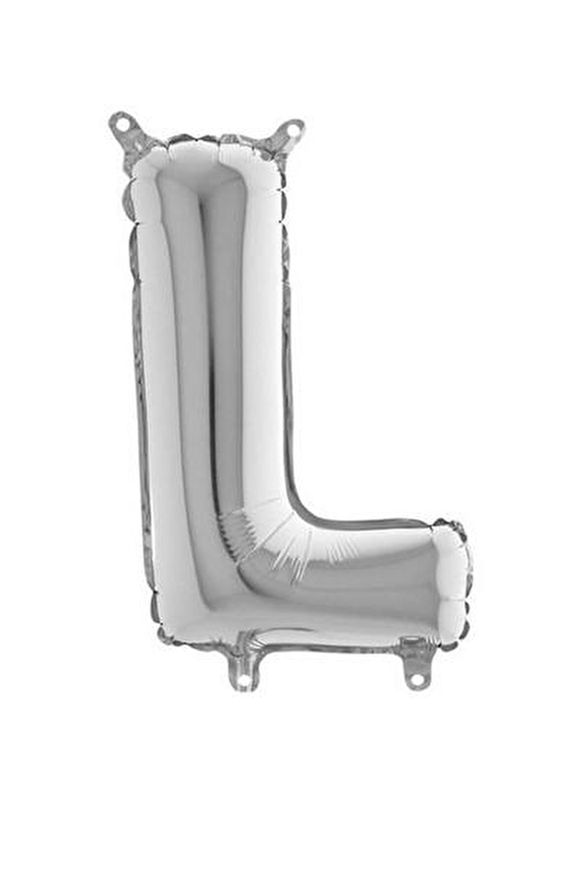 FOLYO BALON L HARF GÜMÜŞ 102CM