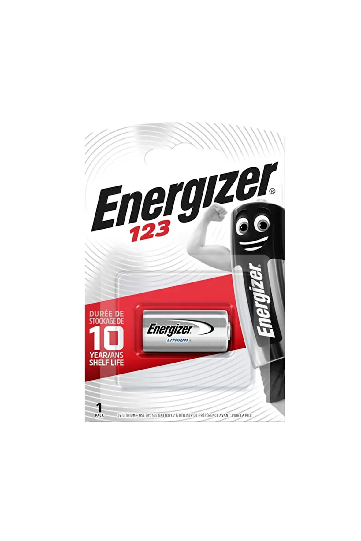ENERGİZER CR123 LİTYUM PİL 3V 1Lİ (FSBP2)