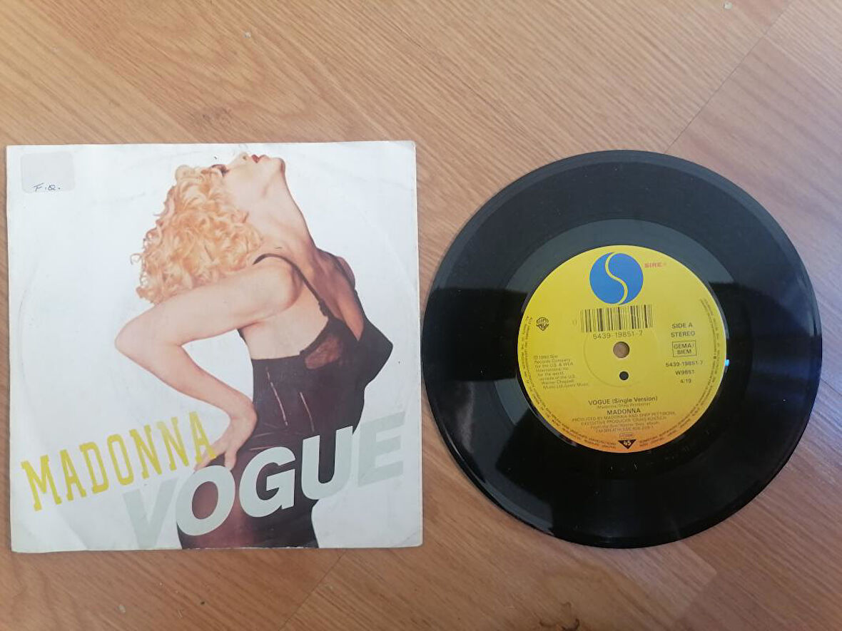 Madonna - Vogue / Keep It Together - 1990 Almanya Basım 45 lik Plak