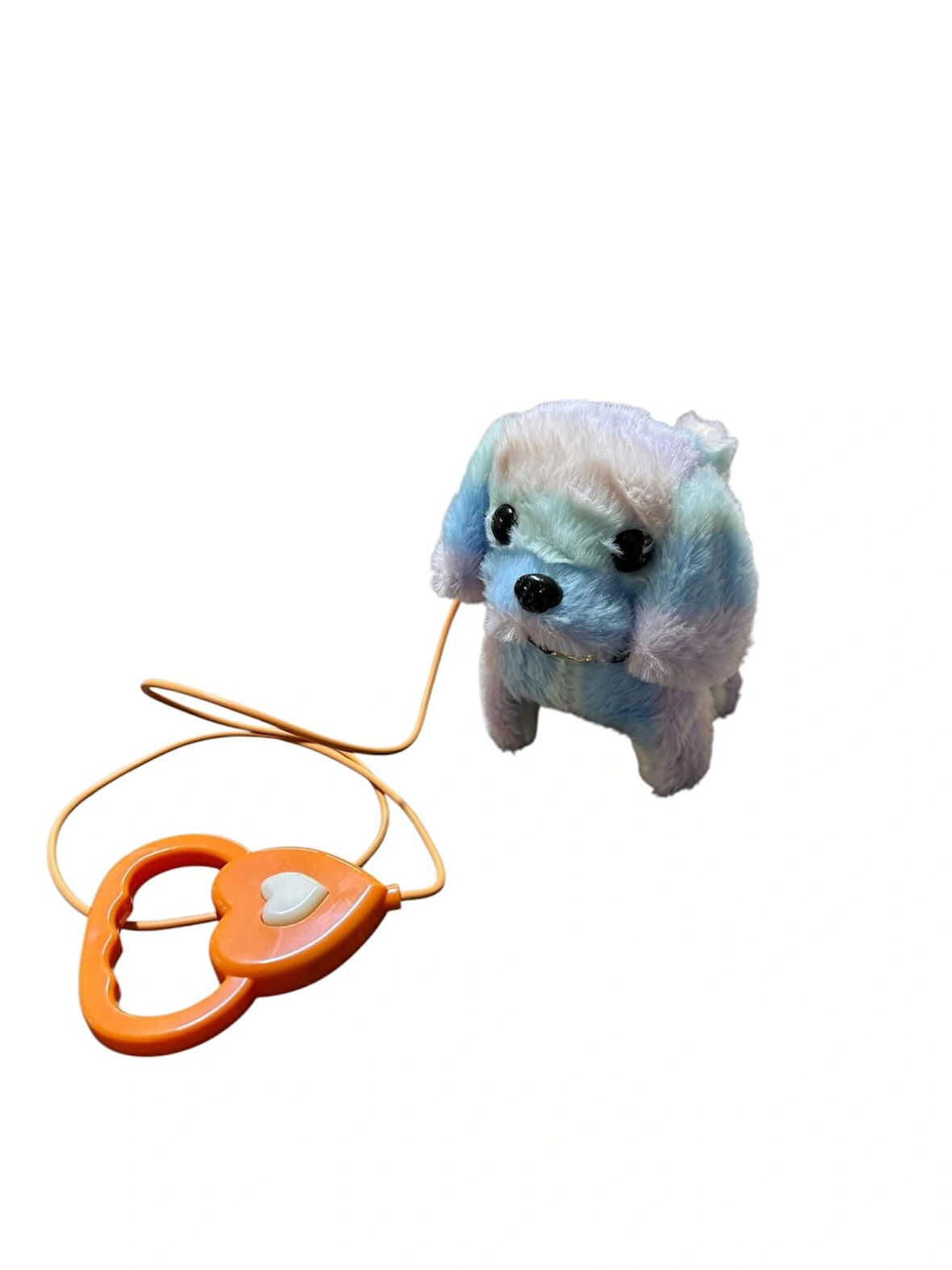 Renkli Pilli Tasmalı Yürüyen Köpek