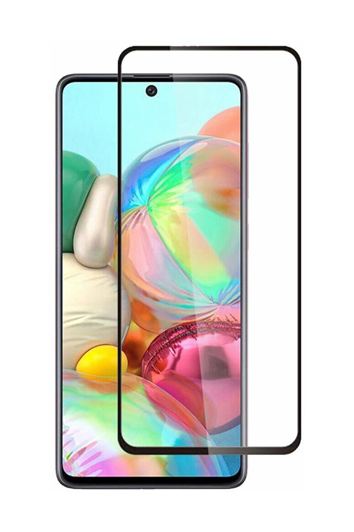 Samsung Galaxy A51 Ekranı Tam Kaplayan 5d Tamperli Cam Ekran Koruyucu