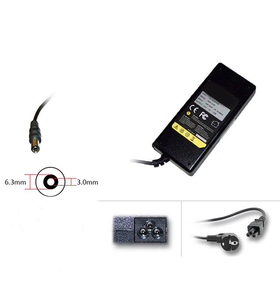 Toshiba Dynabook Satellite A100-523 Notebook Adaptör Laptop Şarj V2