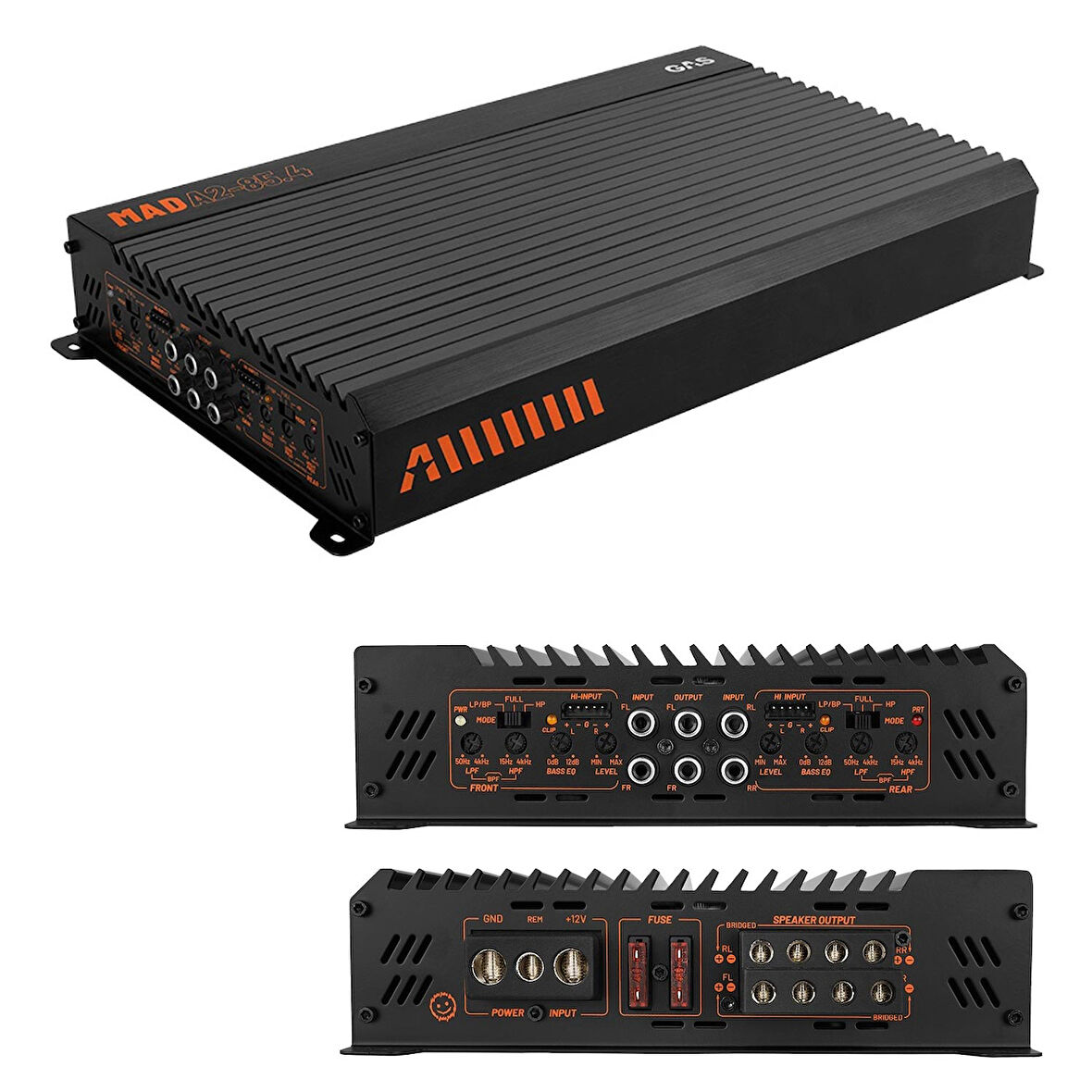 GAS MAD A2-85.4 Oto Anfi Stereo 4X85W 4 Kanal
