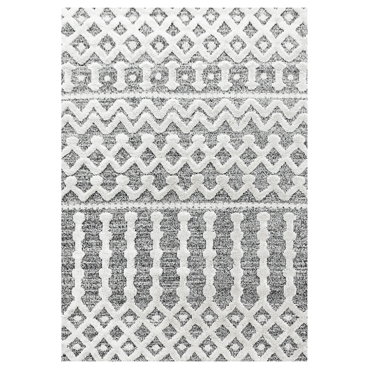 Modern İskandinav yumuşak Bukle kabartmalı 3D INKA Örgü desen Krem Gri Oturma Oda Salon Mutfak Halı