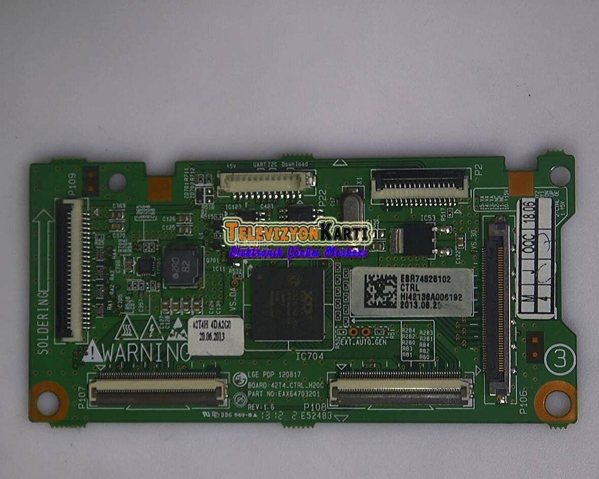 EAX64703201, EBR74828102, 42T4_CTRL_H20C, LG 42PN450B, CTRL Board, PDP42T40010