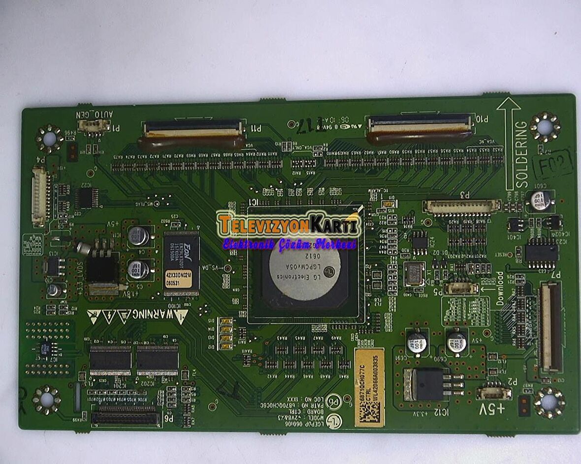 6870QCH0C6B, 6871QCH977B, Vestel 106XGAHD, CTRL Board, PDP42V8X3