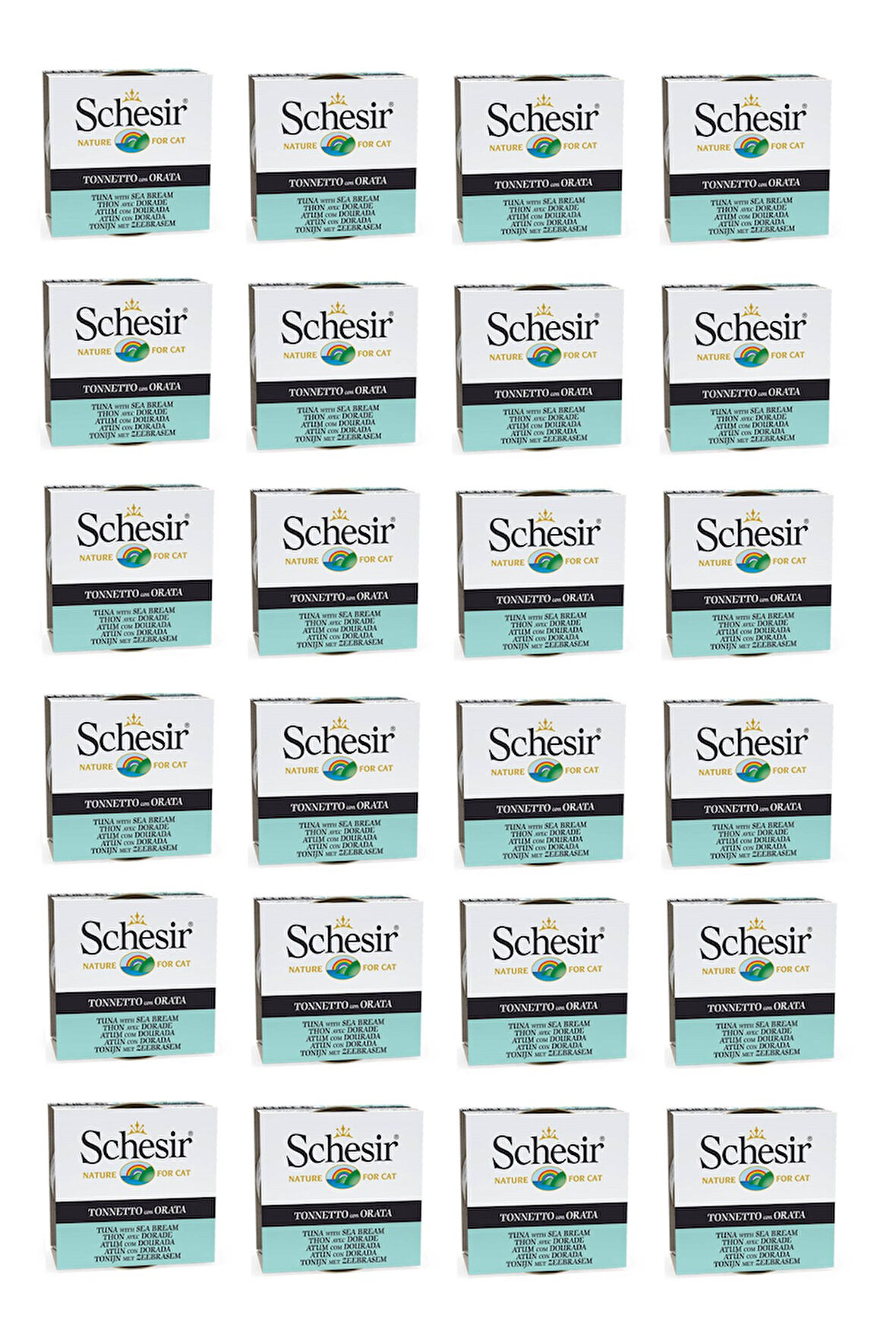 Schesir Ton & Çipura Kedi Konservesi 85 Gr. X 24 Adet