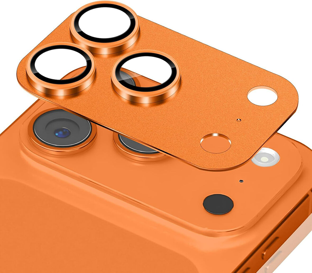 iPhone 17 Pro Max CL-20 Kamera Lens Gövde Koruyucu 9H Sertlik Ultra HD Temperli Cam Çizilmeye Dayanıklı Koruyucu Gece Çekimi Bozmaz