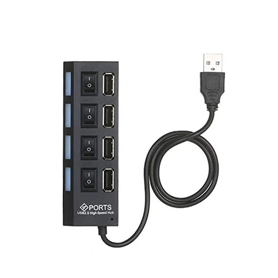 TORİMA YD-76 Usb Hub 2.0 Çoklayıcı 4 Port Anahtarlı