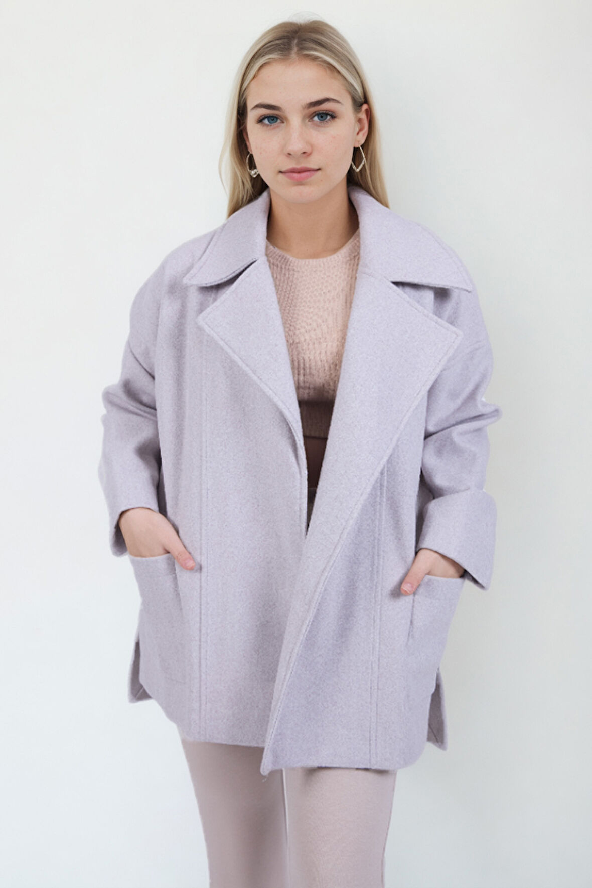 Büyük Cepli Kaşe Ceket