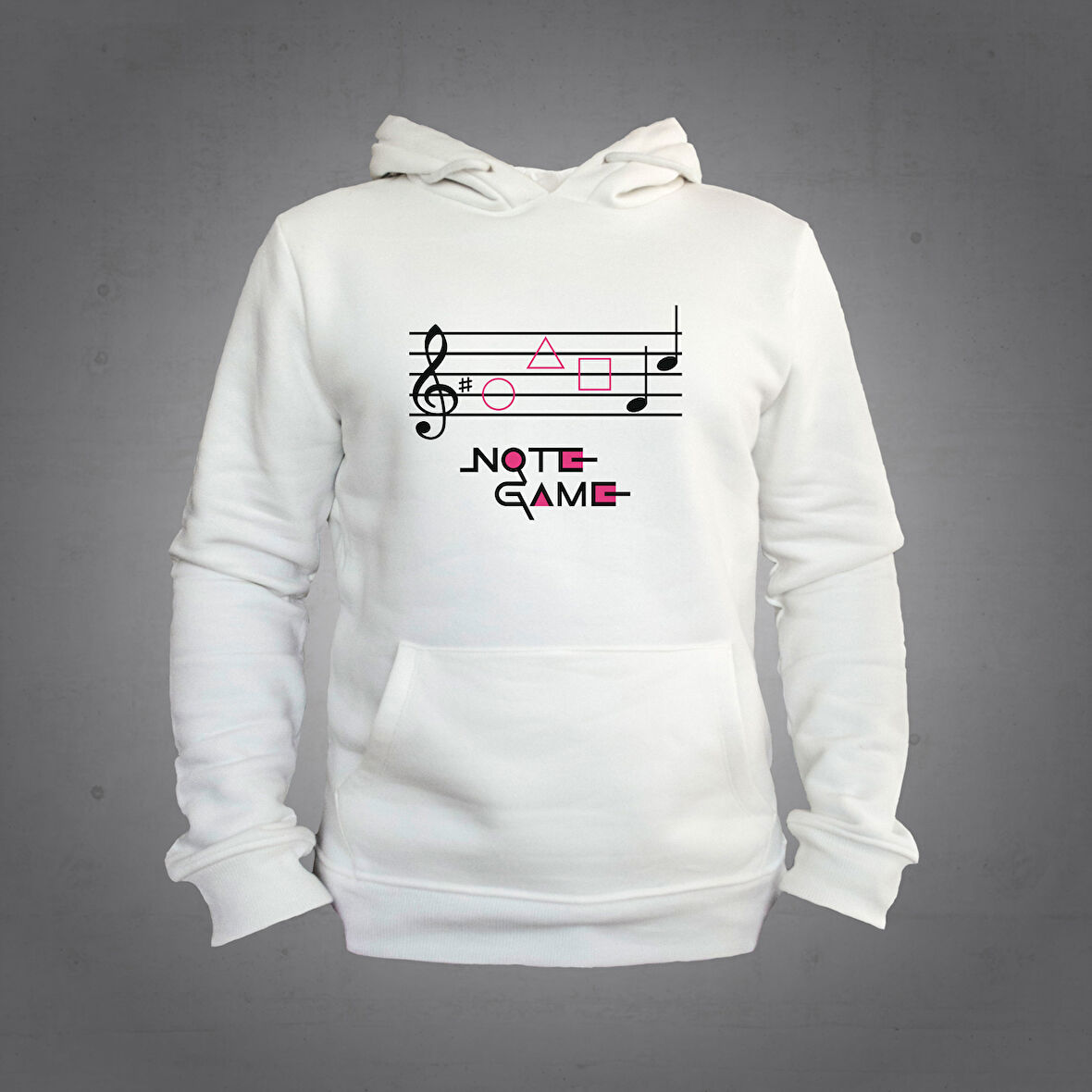 Note Game Kapüşonlu Sweatshirt Hoddie Unisex