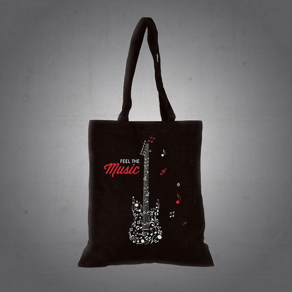Herşey Nota Gitar Bez Çanta